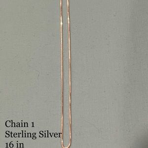 16in Sterling Silver Box Chain